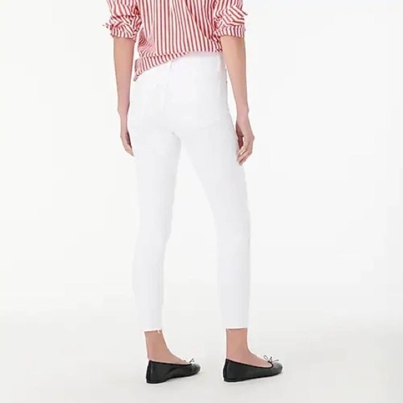 J. Crew 10" highest-rise toothpick jean in white size 35 - Picture 4 of 13